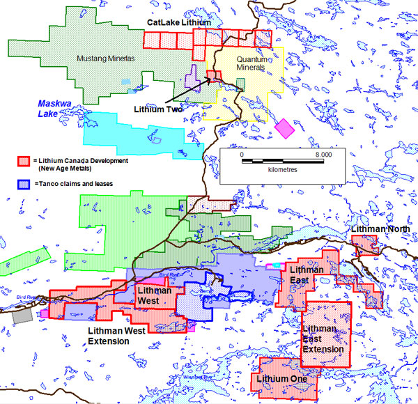 Figure 1 New Age Azincourt JV ground including new Cat Lake project